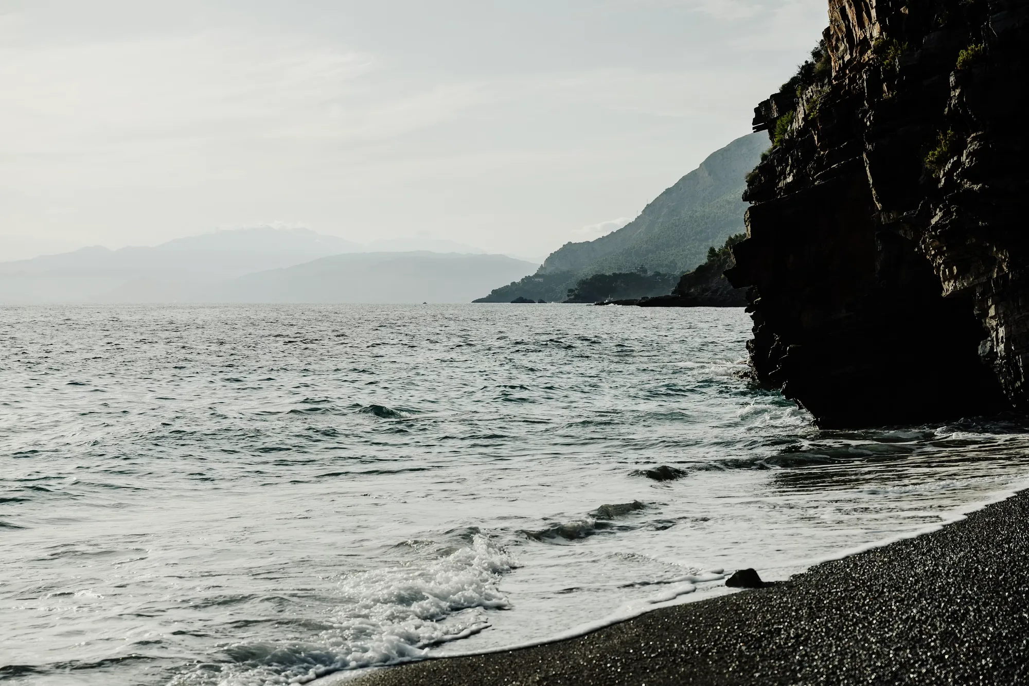 Maratea fishing village on the Tyrrhenian coast of Basilicata, southern Italy